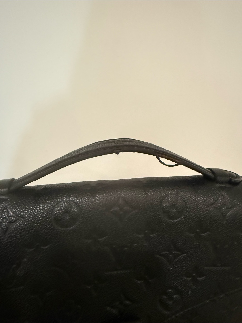 Louis Vuitton Black Monogram Crossbody with Gold Lock - Picture 2 of 5